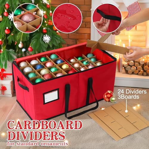 Christmas Decoration Organizer Ornament Holder Village - Image 5
