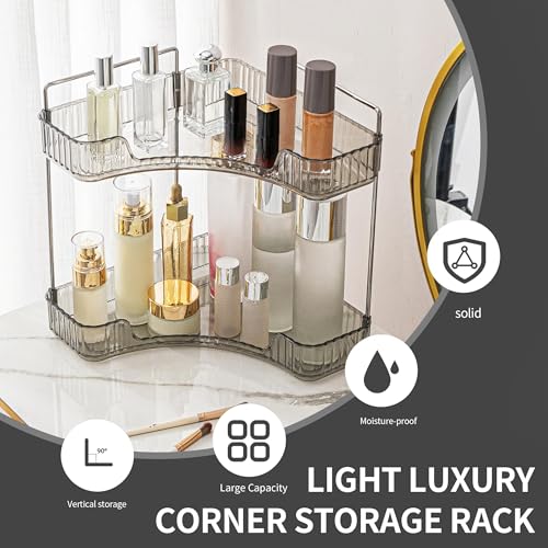 YCIA&DONE Corner Bathroom Counter Organizer, Makeup Organizer - Image 4