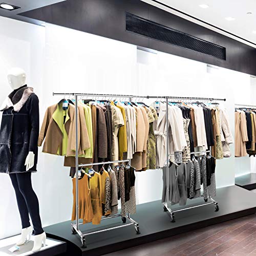 Simple Trending Clothing Garment Rack, Extensible Clothes Rack - Image 6