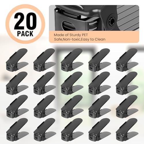 TOPNEW 20 Pack Shoe Slots Organizer Shoe Stacker Space Saver 50% - Image 4