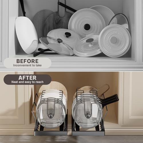 Magheo 2 Pack Pots and Pans Organizer Under Cabinet, | All Products - Image 4