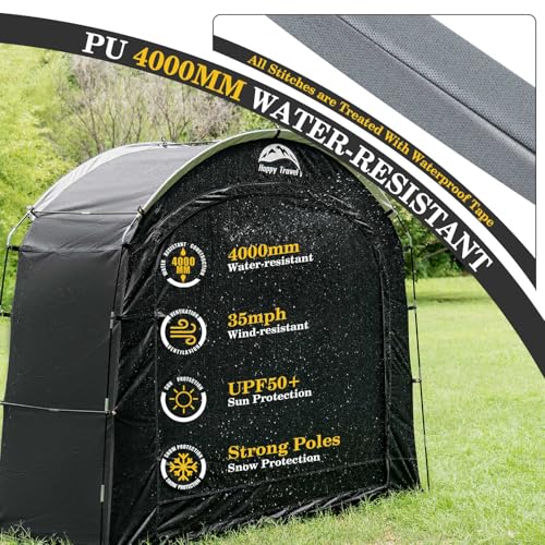 Bike Storage Shed Tent, Waterproof Portable Bicycle Cover Shed - Image 7