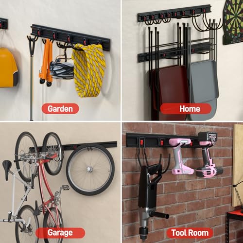 WORKPRO 64" Garage Tool Organizer Wall Mount with 8 | Garage Storage - Image 7