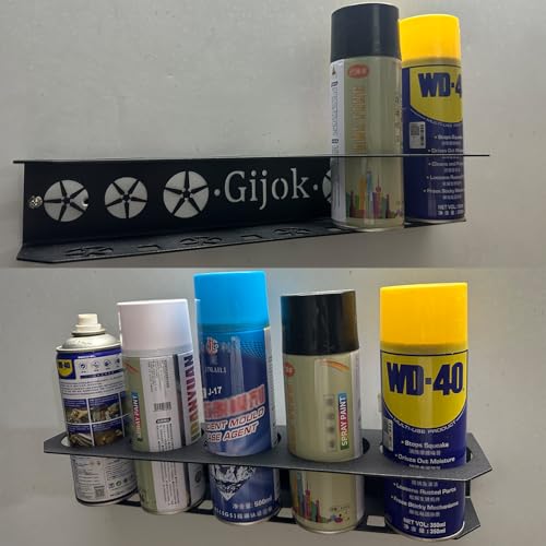4 Pack Five Cans Wall-Mounted Steel Aerosol Spray Can Holder - Image 4