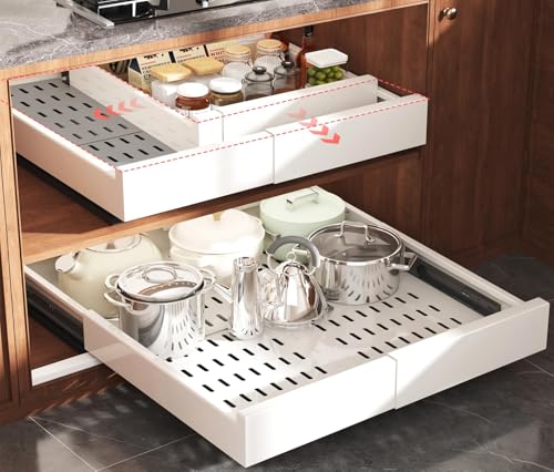 Pull Out Cabinet Organizer,4-Side Expandable to Maximize - Image 2