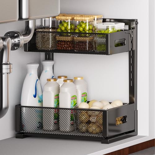 Under Sink Organizer for Bathroom & Kitchen, Under Cabinet - Image 2