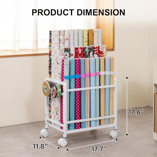 Wrapping Paper Storage Organizer, Blueprint Holder - Image 4