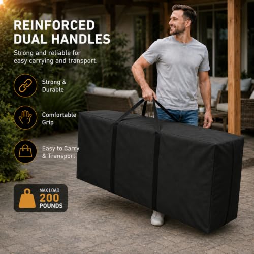 177 Gallon Extra Large Waterproof Patio Cushion Storage - Image 4
