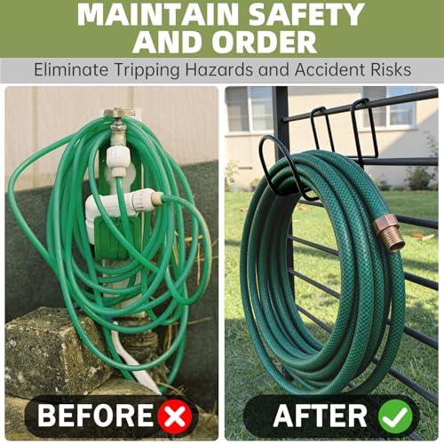 Garden Hose Holder - Heavy Duty Hose Hanger Wall Mounted - Image 6