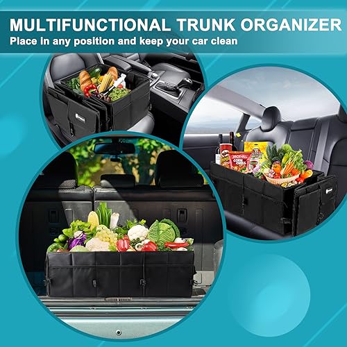 Large Trunk Organizer - 98L Collapsible Car Storage Organizer - Image 8
