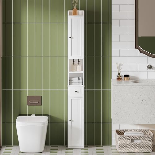 ChooChoo Narrow Bathroom Storage Cabinet | Home Organization - Image 3
