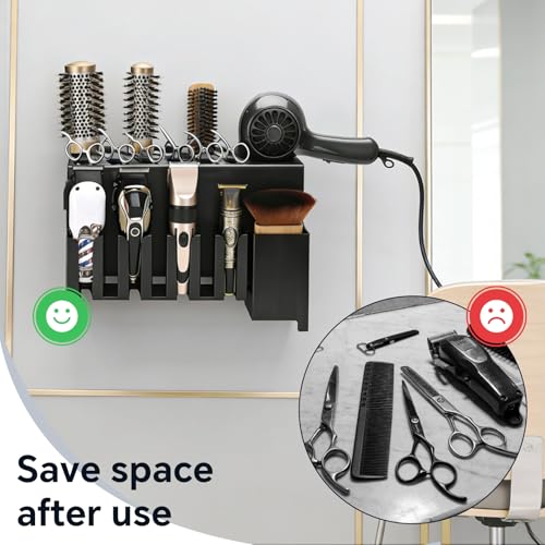 CGBARBER Wall Mounted Hair Clipper Storage Rack | Home Organization - Image 6