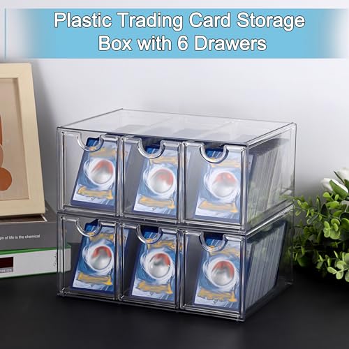 OwnMy Plastic Trading Card Storage Box with 6 Drawers - Image 4