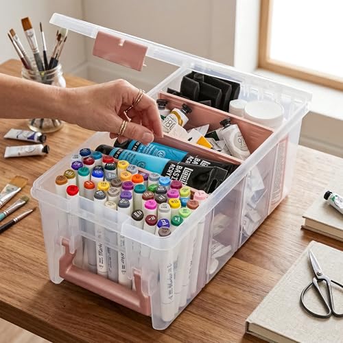 ArtBin Semi Satchel Portable Craft Organizer with 3 - Image 3