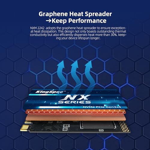 KingSpec 256GB M.2 2242 NVMe SSD - Up to 3500 MB/s Read Speed - Image 6