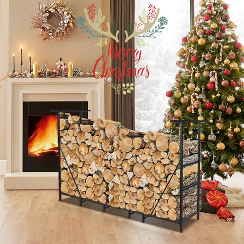 HONEST OUTFITTERS 6ft Firewood Rack Outdoor | Home Organization - Image 3