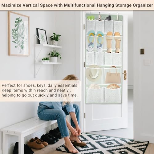 16 Pockets- Over Door Hanging Storage Organizer with 4 Kinds - Image 5