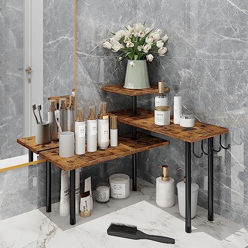Homode Kitchen Countertop Organizer - 3 Tier Corner Shelf - Image 5