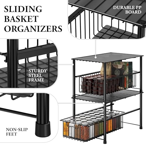 Simple Houseware Wired Stackable Under Sink Cabinet | All Products - Image 5