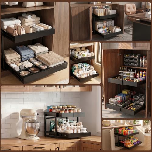 2-Tier Expandable Pull out Cabinet | Home Organization - Image 8