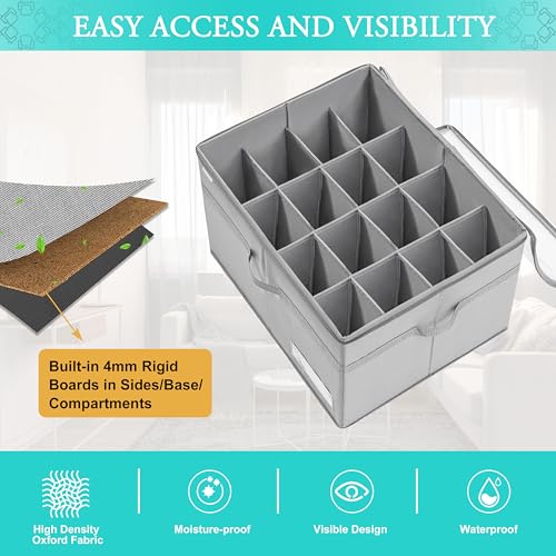 LUVHOMEE Shoe Organizer for Closet, Fits 16 Pairs - Image 5