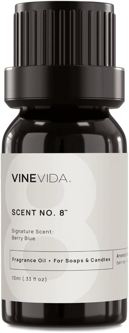 VINEVIDA [0.33oz] Scent No.8 Fragrance Oil for Candle Making and Soap Making - Premium Candle Scents for Soy Candles