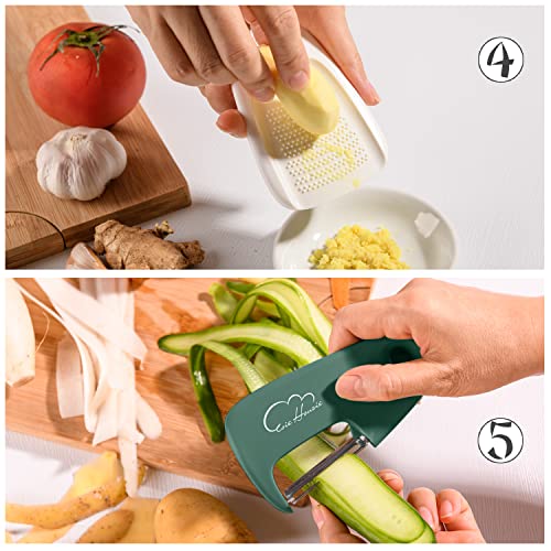 Kitchen Gadgets 6 Piece Set, Camping Cooking Utensils, Green - Image 5