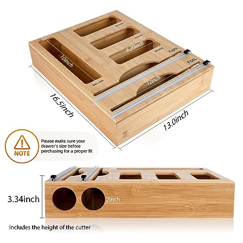 Storage Bag Organizer with Foil and Plastic Wrap Org | All Products - Image 5