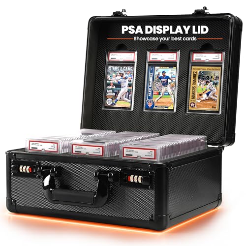 Graded Card Case – PSA Display Lid, 3 Row Card Storage Box - Image 2