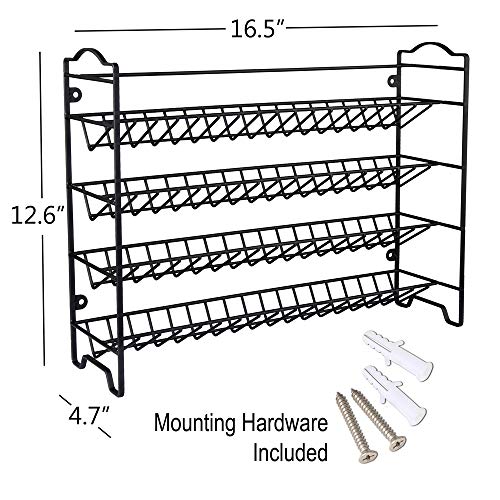 SWOMMOLY Spice Rack Organizer with 36 Spice Jars 4 oz, 396 - Image 6