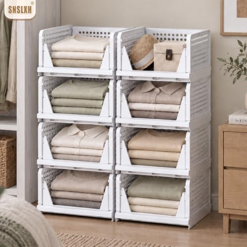 5 Pack Closet Organizers and Storage, Reinforced Stackable - Image 3