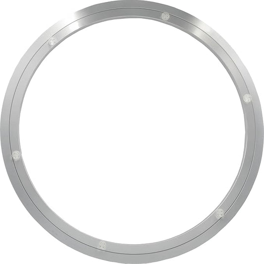 18 Inchs Non-Slip Lazy Susan Aluminum Bearing Metal Rotating Turntable Bearings Swivel Plate Hardware for Dining-Table and Workbench …