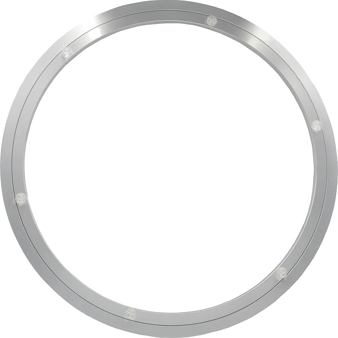 Lazy Susan 20 Inchs Aluminum Bearing Metal Rotating Turntable Bearings Swivel Plate Hardware for Dining-Table and Workbench Non-Slip