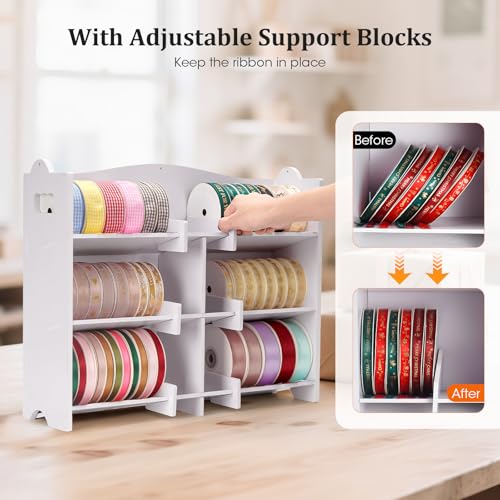 Stackable Ribbon Organizer for Spools up to 4 Inches - Image 7