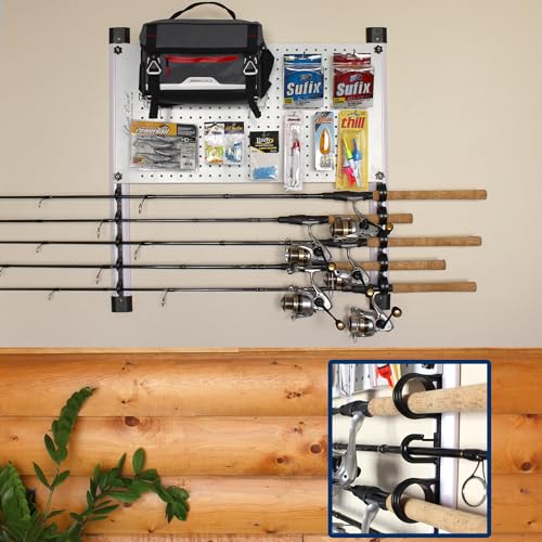Rush Creek Creations No Limit 5-Rod Wall-Mount Fishing Pole - Image 6