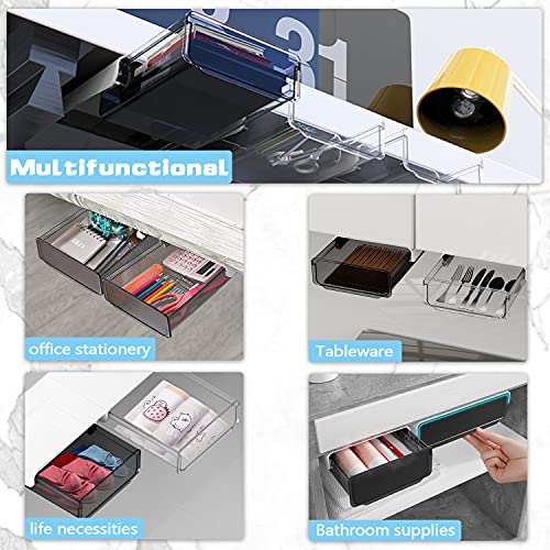 OSPNIEEK Self-adhesive Under Desk Drawer Organizer, | All Products - Image 3