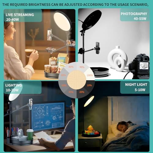 Bright Zoom Lighting for Computer, Adjustable Desk Lighting - Image 5