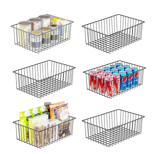 Simple Trending 6 Pack Large Metal Wire Baskets for | All Products - Image 2