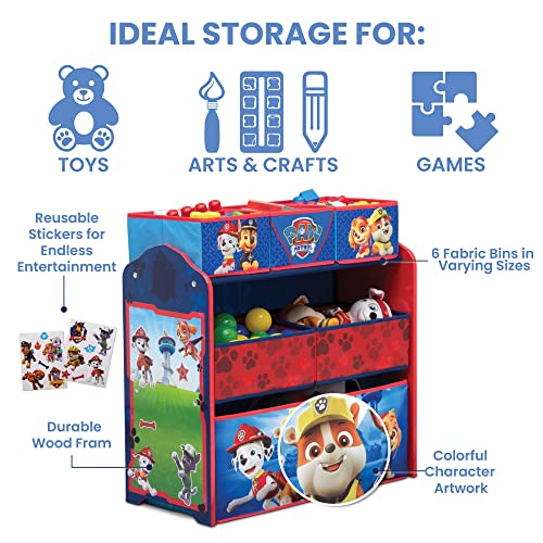 Delta Children Design & Store 6 Bin Toy Storage Organizer - Image 4