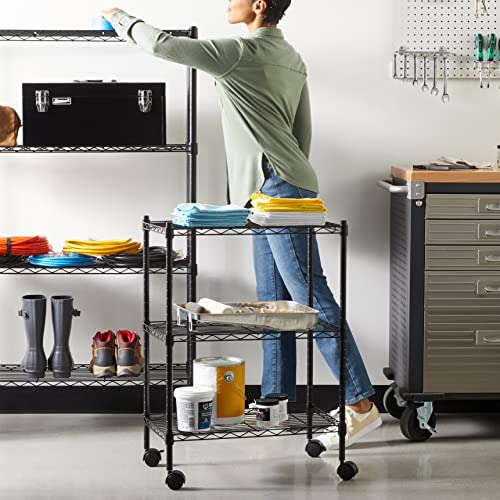 Amazon Basics 3-Shelf Adjustable Heavy Duty Storage Shelving Unit - Image 7