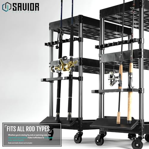 Savior Equipment Mobile Tackle Station 16 Fishing Rod - Image 4