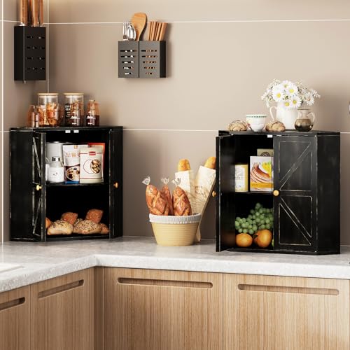 Trironsun Corner Bread Box for Kitchen Counter Double Layer - Image 4