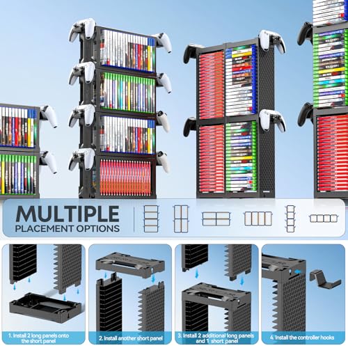 Kytok Video Game Disc Rack Tower Video Game Storage | All Products - Image 4