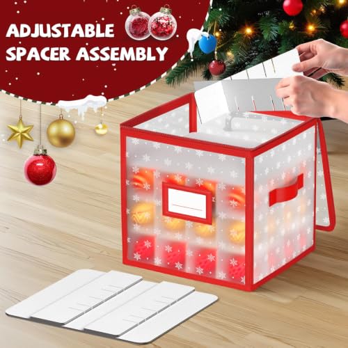 Christmas Ornament Storage Box, 64 Ball Container | Home Organization - Image 7
