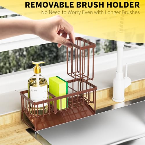 Cisily Kitchen Sink Caddy, Sponge Holder for Kitchen Sink - Image 5