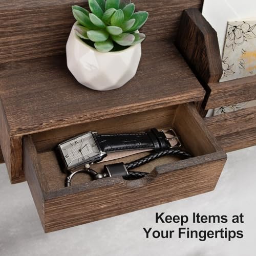 Lwenki Wall Mount Key Holder with Mail Organizer, 100% - Image 7