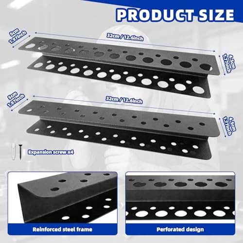 2Pack Screwdriver Organizer Wall Mounted, Heavy Duty - Image 3