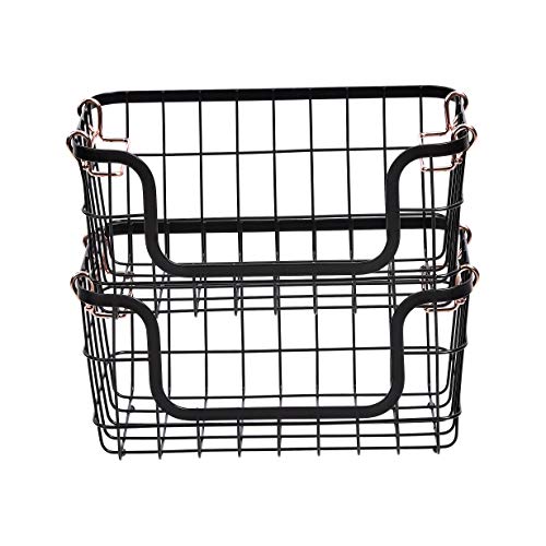 Amazon Basics Stackable Metal Wire Rectangular Stora | All Products - Image 4