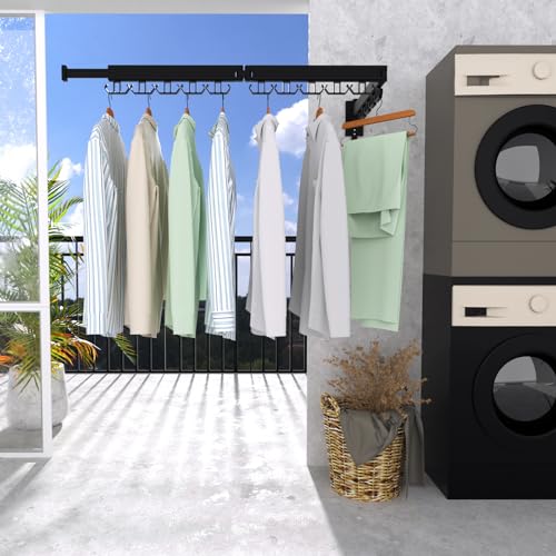 Clothes Drying Rack, Wall Mounted Laundry Drying Rack - Image 6