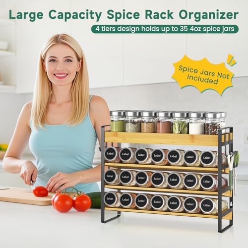 EsLuker.ly Spice Seasoning Rack Organizer Kitchen Co - Image 4